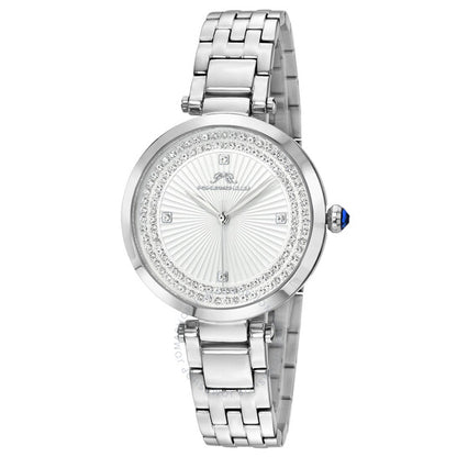 ساعة بورسامو بلو، ناتالي كوارتز بمينا بيضاء للسيدات