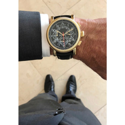 Porsamo Bleu, Phileas Chronograph Quartz Black Dial Men's Watch