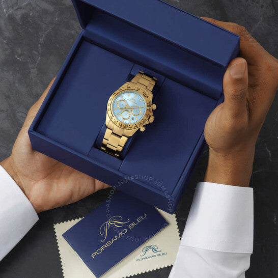 Porsamo Bleu, Preston Blue Dial Men's Watch
