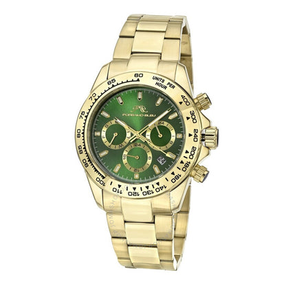 Porsamo Bleu, Preston Chronograph Quartz Green Dial Men's Watch