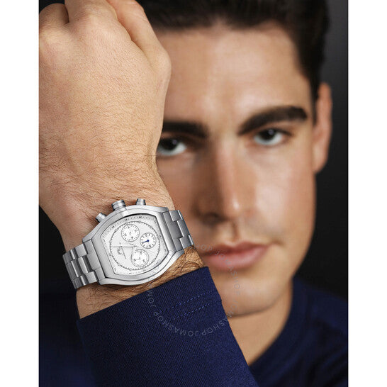 Porsamo Bleu, Roman Chronograph Quartz White Dial Men's Watch