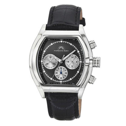 Porsamo Bleu, Roman Quartz Black Dial Men's Watch