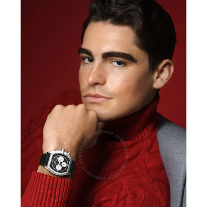 Porsamo Bleu, Roman Quartz Black Dial Men's Watch