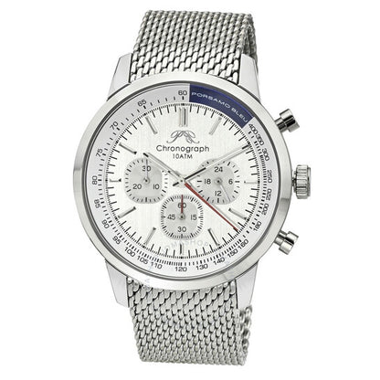 Porsamo Bleu, Simon Chronograph Quartz Silver Dial Men's Watch