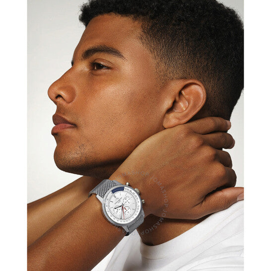 Porsamo Bleu, Simon Chronograph Quartz Silver Dial Men's Watch