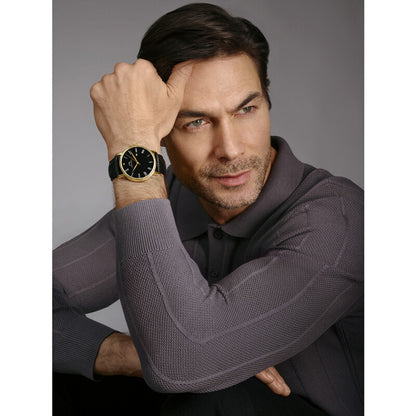 Veritas 1 Quartz Black Dial Men's Watch