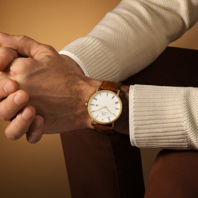 Veritas 1 Quartz White Dial Men's Watch