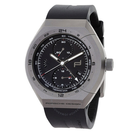 Porsche Design, Monobloc Actuator Chronograph Tachymeter Black Dial Men's Watch