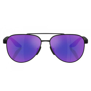 Dark Blue Mirror Violet Men's Sunglasses