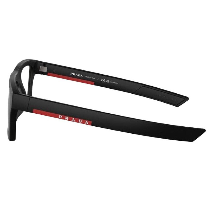 Dark Grey Polarized Rectangular Men's Sunglasses