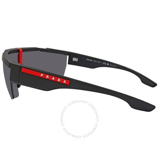 نظارة شمسية برادا لينيا روسا للرجال، مستقطبة باللون الرمادي