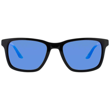 Men's Black Rectangular Sunglasses