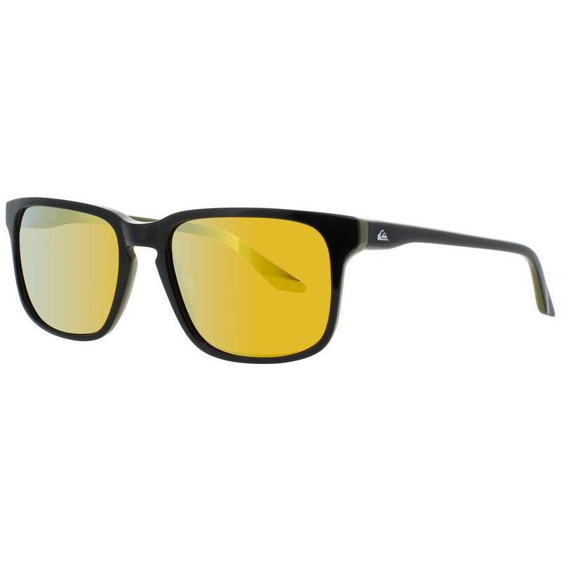 Men's Black Rectangular Sunglasses