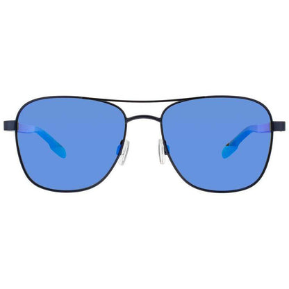 Men's Blue Rectangular Sunglasses