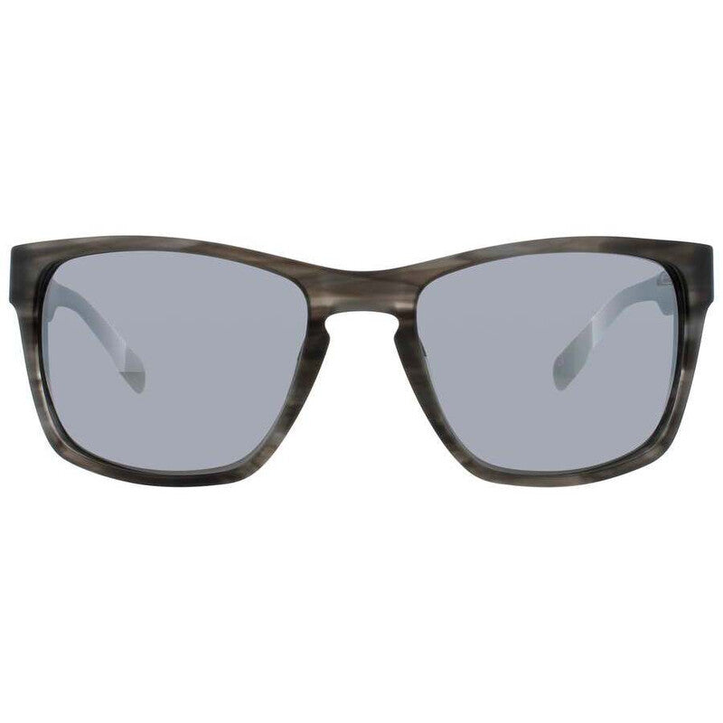 Men's Grey Rectangular Sunglasses