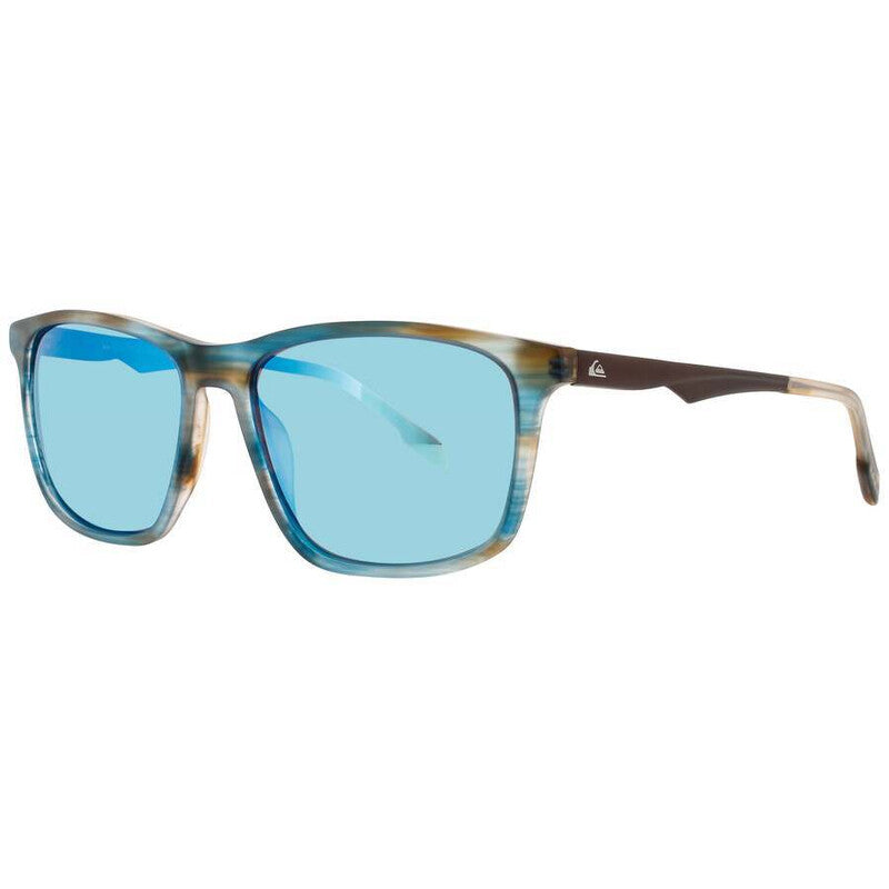 Men's Red Rectangular Sunglasses
