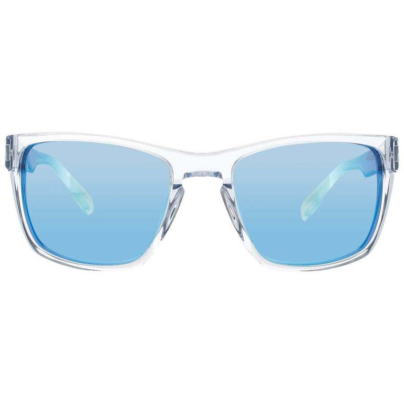 Men's Red Rectangular Sunglasses