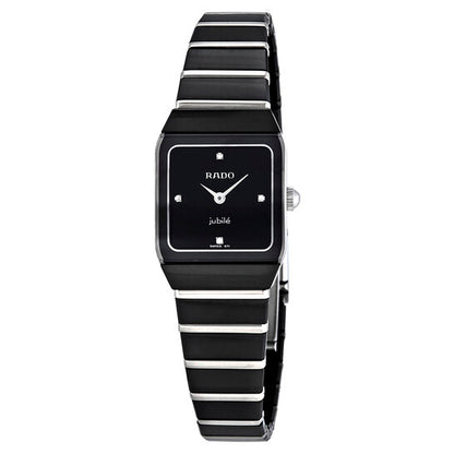 Rado, Anatom Diamond Black Dial Ladies Watch