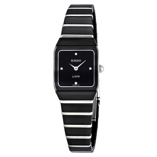 Rado, Anatom Diamond Black Dial Ladies Watch