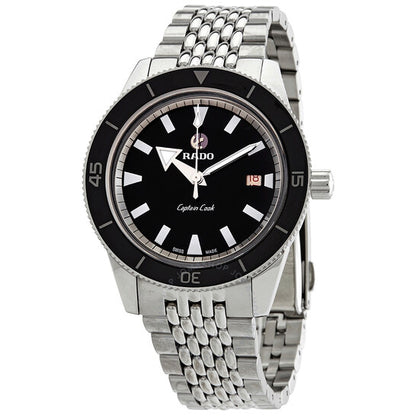 Rado, Captain Cook Automatic Black Dial Men's Watch