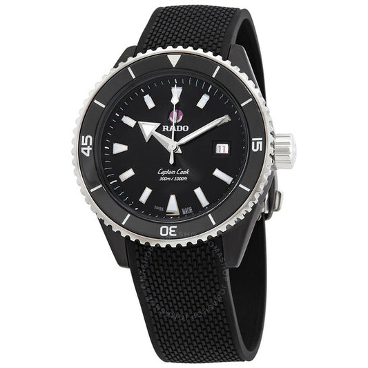 Rado, Captain Cook Automatic Black Dial Men's Watch