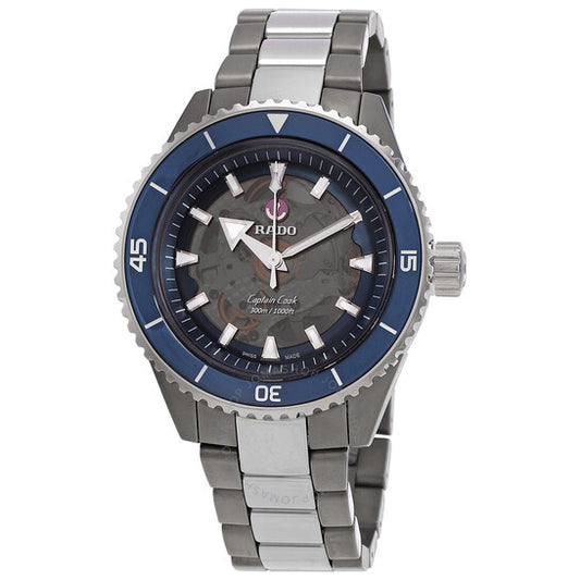 Rado, Captain Cook High-Tech Ceramic Automatic Blue Dial Men's Watch