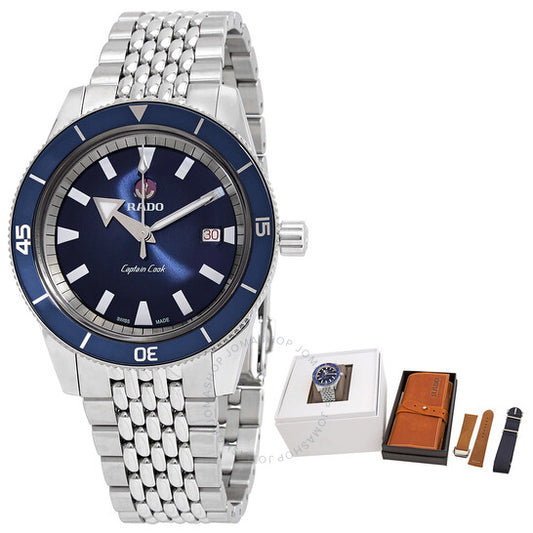 Rado, Captain Cook Automatic Blue Dial Men's Watch