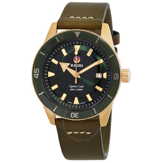 Rado, Captain Cook Automatic Green Dial Men's Watch