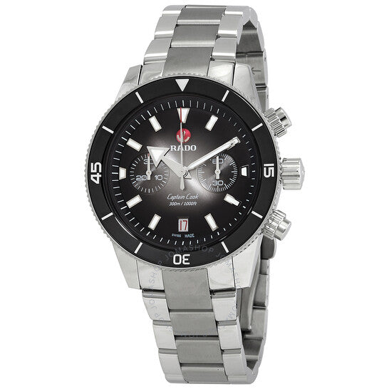 Rado, Captain Cook Chronograph Automatic Black Dial Men's Watch