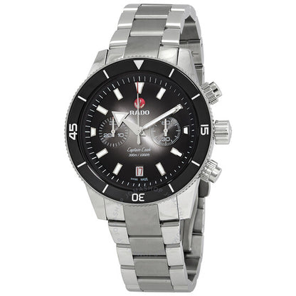 Rado, Captain Cook Chronograph Automatic Black Dial Men's Watch