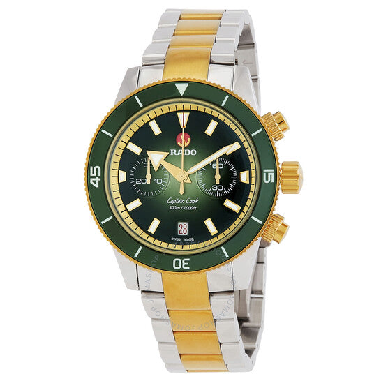 Rado, Captain Cook Chronograph Automatic Green Dial Men's Watch