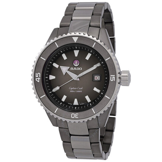 Rado, Captain Cook High-Tech Ceramic Diver Automatic Grey Dial Men's Watch