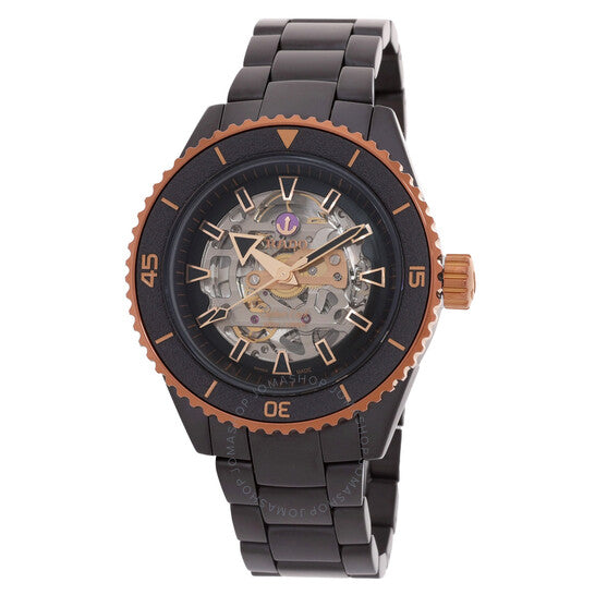 Rado, Captain Cook Skeleton Automatic Black Dial Men's Watch