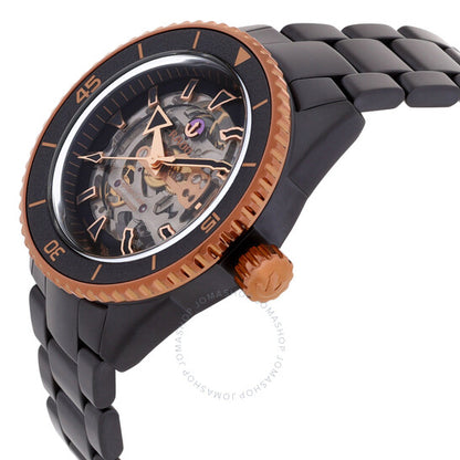 Rado, Captain Cook Skeleton Automatic Black Dial Men's Watch