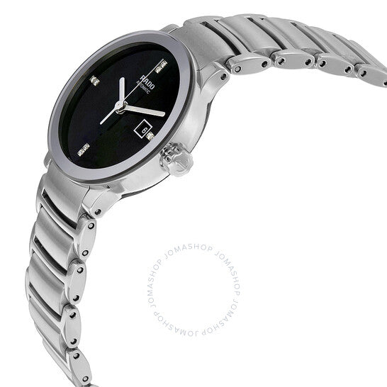Rado, Centrix Automatic Black Dial Stainless Steel Ladies Watch