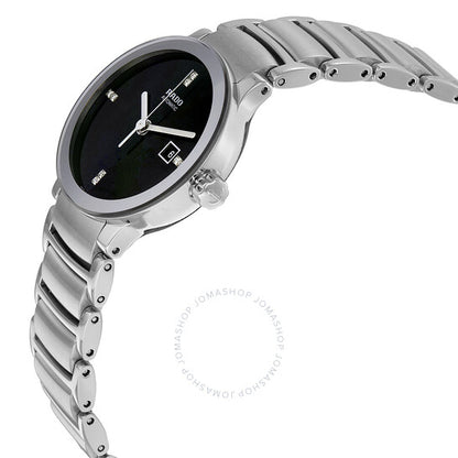 Rado, Centrix Automatic Black Dial Stainless Steel Ladies Watch
