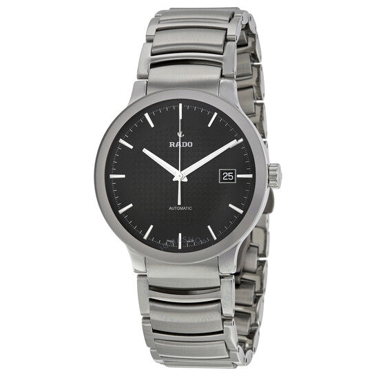 Rado, Centrix Automatic Black Dial Stainless Steel Men's Watch