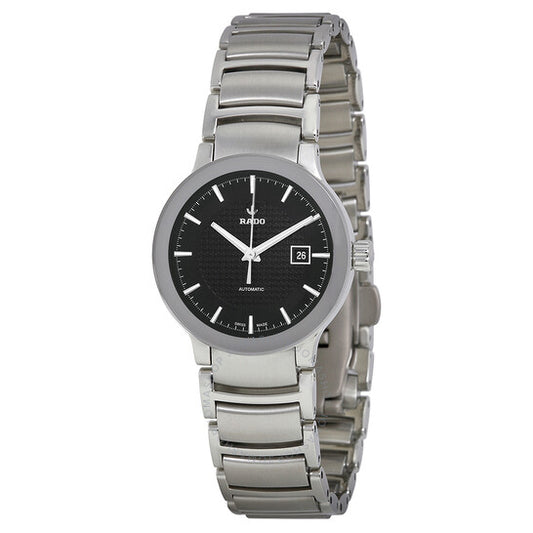 Rado, Centrix Automatic Black Dial Stainless Steel Ladies Watch
