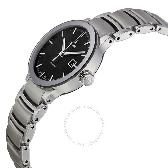 Rado, Centrix Automatic Black Dial Stainless Steel Ladies Watch