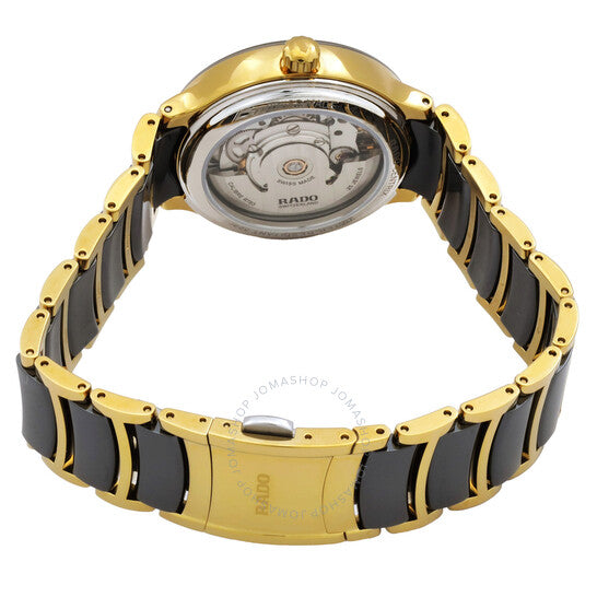 رادو، ساعة سينتريكس أوتوماتيكية للسيدات بمينا أسود من الألماس