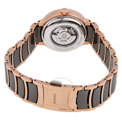 رادو، ساعة سينتريكس أوتوماتيكية للسيدات بمينا فضية مرصعة بالألماس