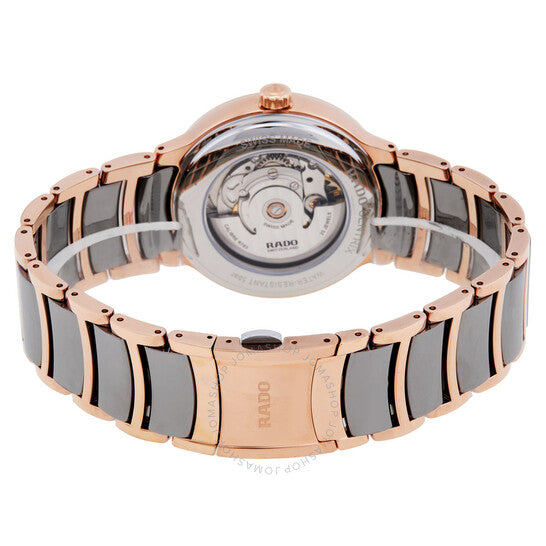 رادو، ساعة سينتريكس أوتوماتيكية للسيدات بمينا فضية مرصعة بالألماس