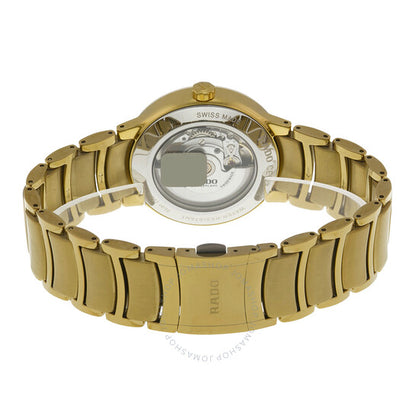 Rado, Centrix Automatic Gold Dial Yellow Gold-Plated Men's Watch