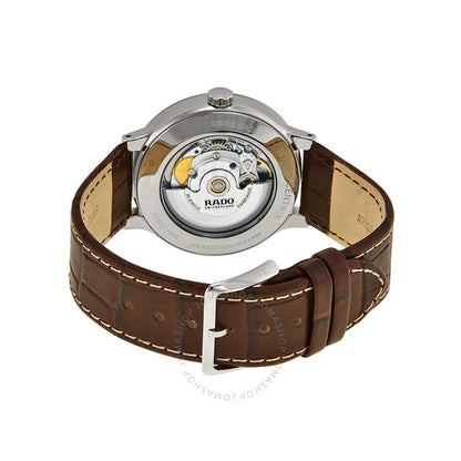 Rado, Centrix Automatic Silver Dial Brown Leather Men's Watch