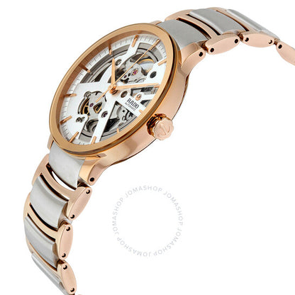 Rado, Centrix Automatic Silver Skeleton Dial Men's Watch
