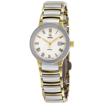 Rado, Centrix Automatic White Dial Two-tone Ladies Watch