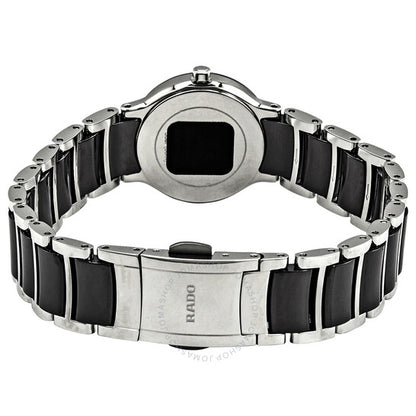 Rado, Centrix Black Dial Steel and Ceramic Ladies Watch