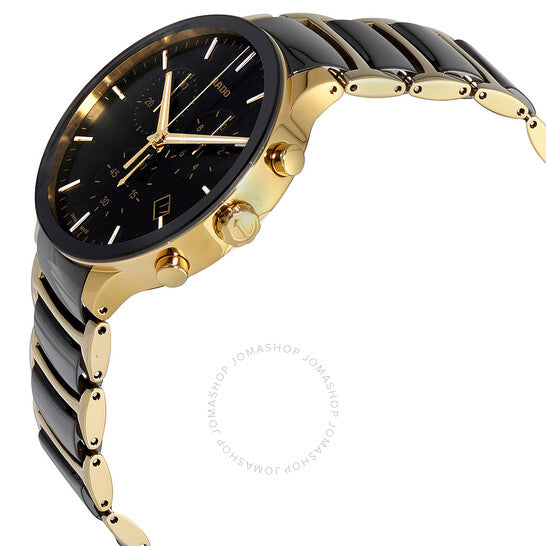 Rado, Centrix Black Dial Men's Chronograph Watch