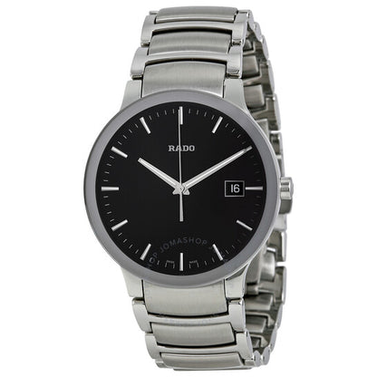Rado, Centrix Black Dial Stainless Steel Men's Watch