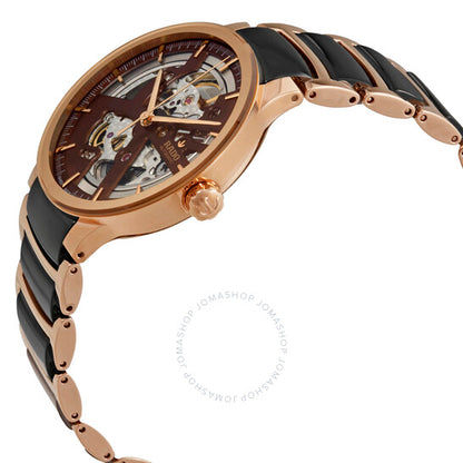 Rado, Centrix Automatic Brown Skeleton Dial Men's Watch